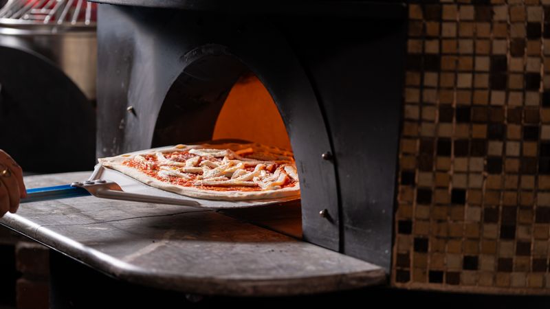 anthony's coal fired BBQ chicken pizza