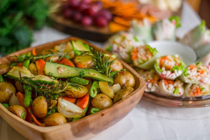 anthony pizza roasted vegetables side dish